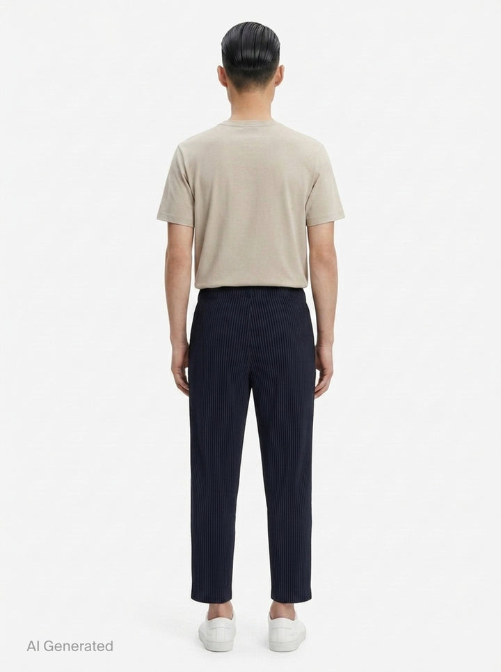 Basics Pleated Pants | Homme Plissé Issey Miyake | Club21 - back