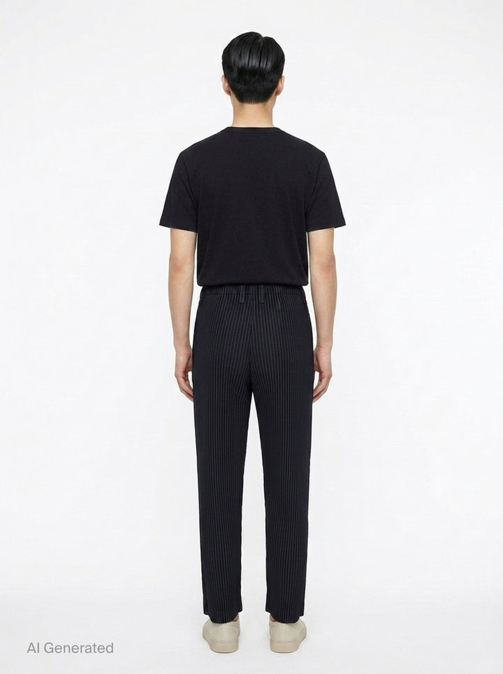 Basics Pleated Pants | Homme Plissé Issey Miyake | Club21 - back