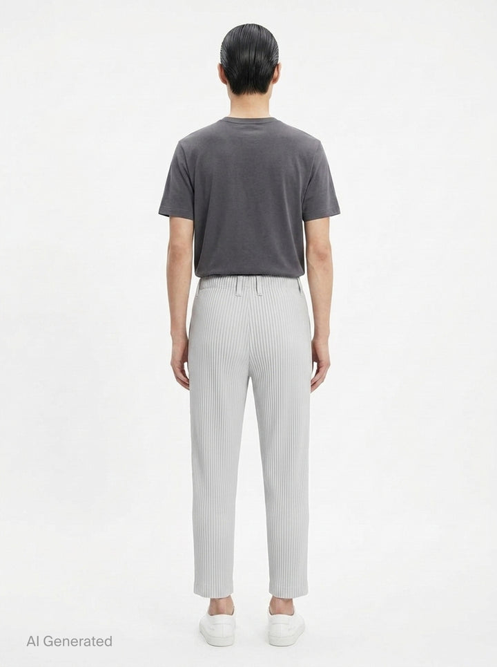 Basics Pleated Pants | Homme Plissé Issey Miyake | Club21 - back