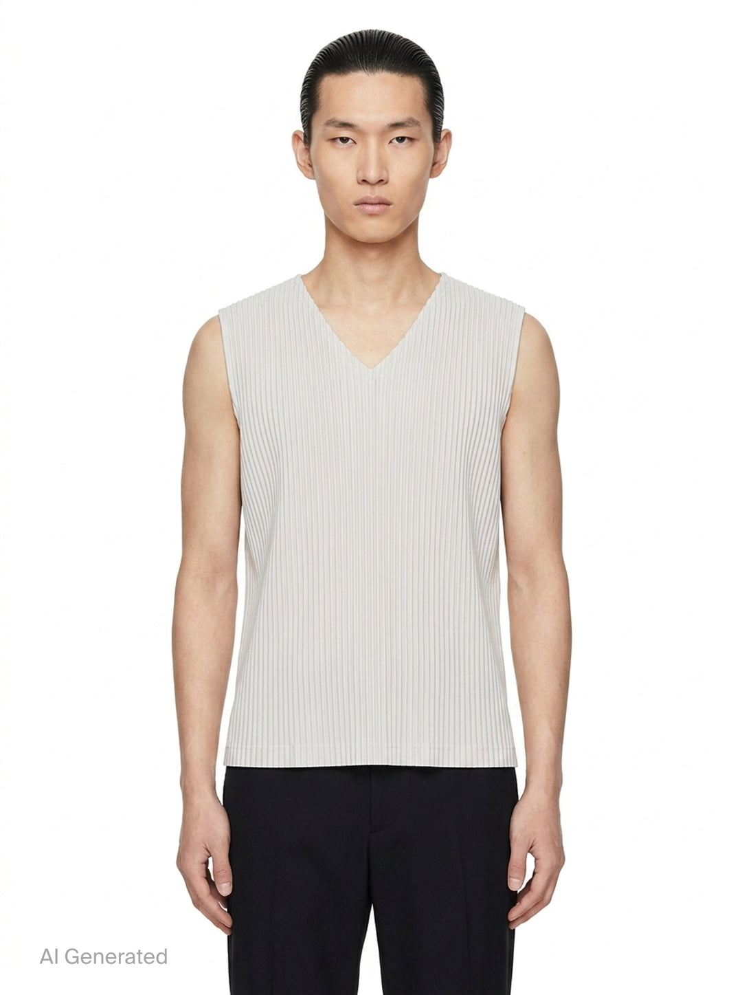 Basics Pleated Vest | Homme Plissé Issey Miyake | Club21 - front