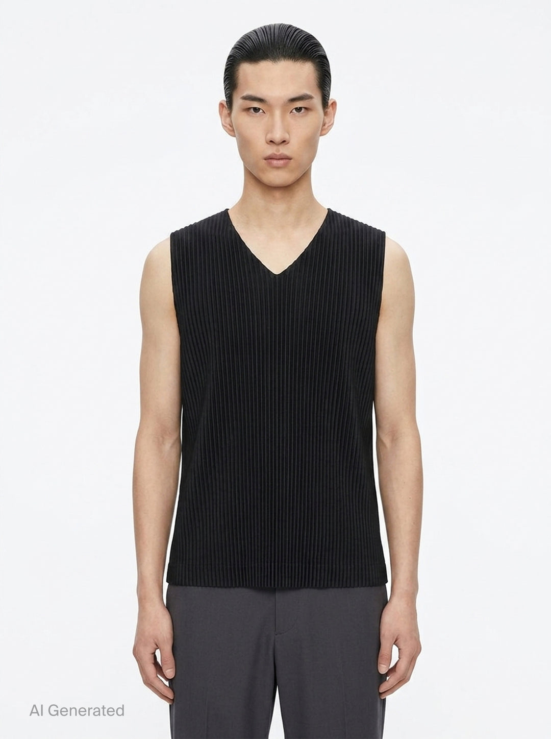 Basics Pleated Vest | Homme Plissé Issey Miyake | Club21 - front