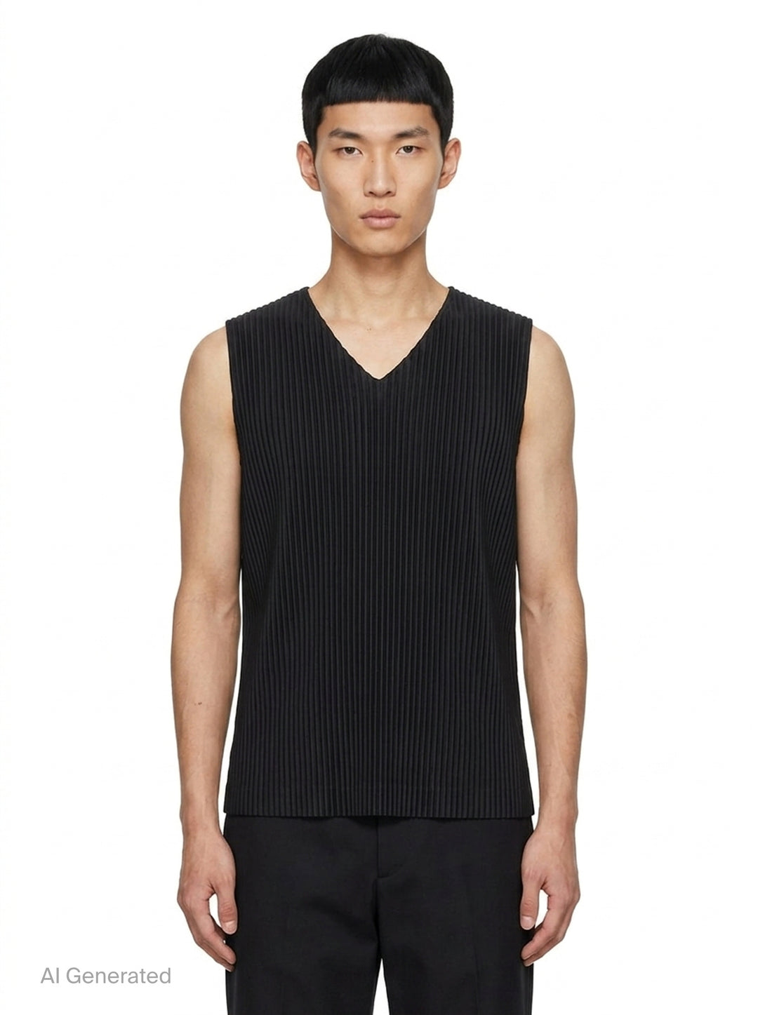 Basics Pleated Vest | Homme Plissé Issey Miyake | Club21 - front