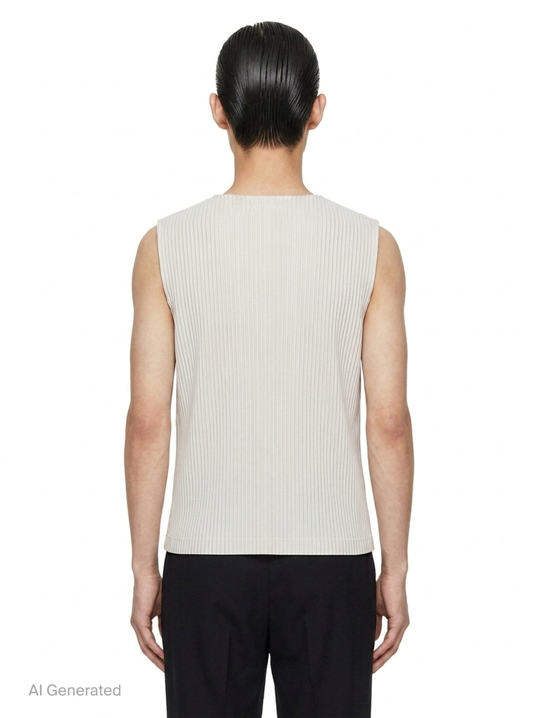 Basics Pleated Vest | Homme Plissé Issey Miyake | Club21 - back