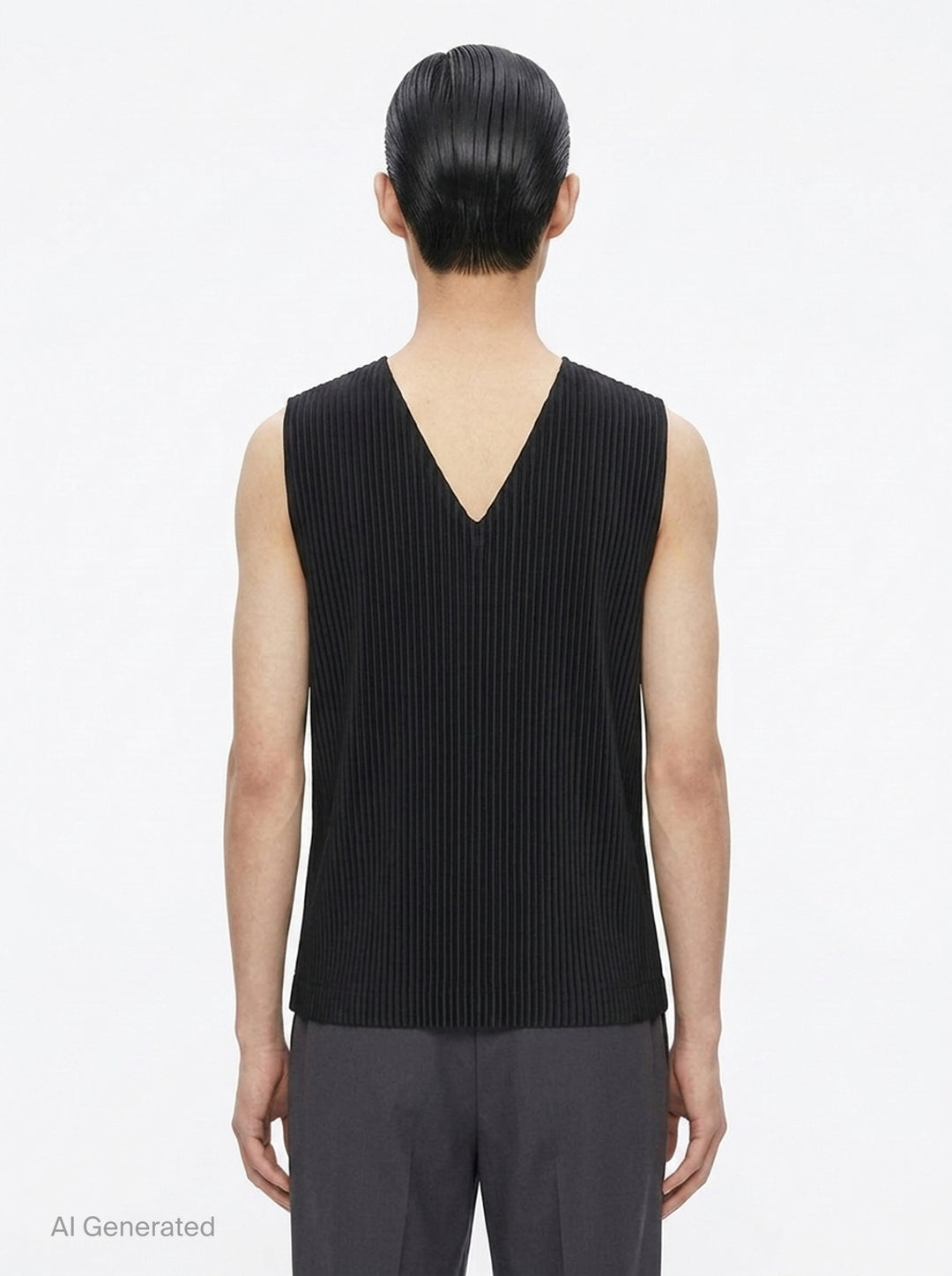 Basics Pleated Vest | Homme Plissé Issey Miyake | Club21 - back