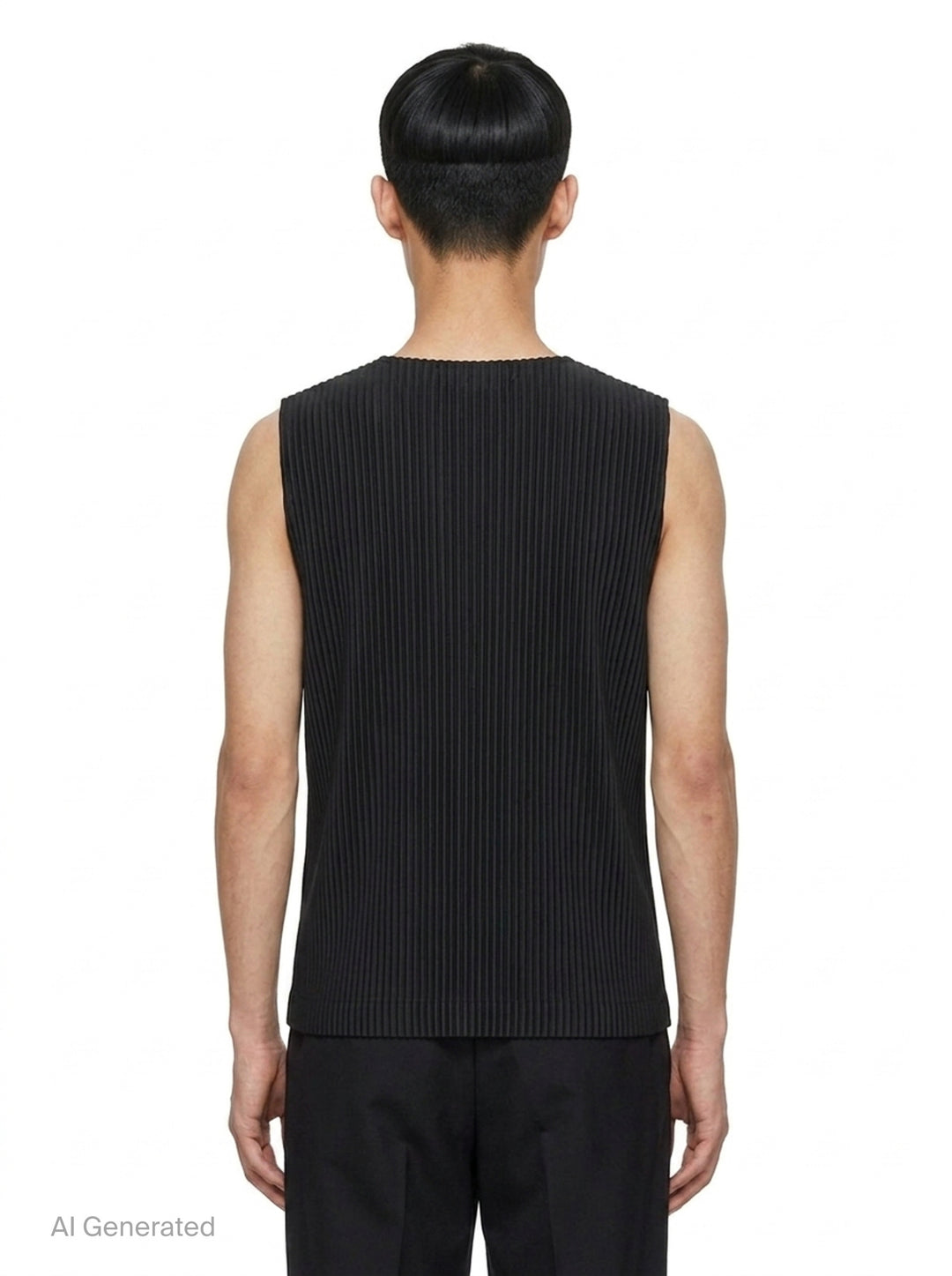 Basics Pleated Vest | Homme Plissé Issey Miyake | Club21 - back