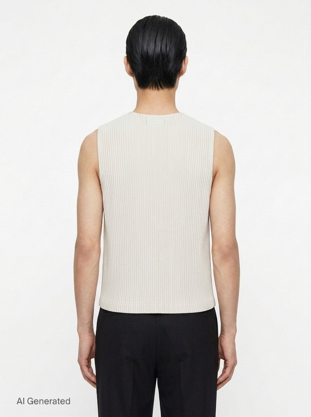 Basics Pleated Vest | Homme Plissé Issey Miyake | Club21 - back