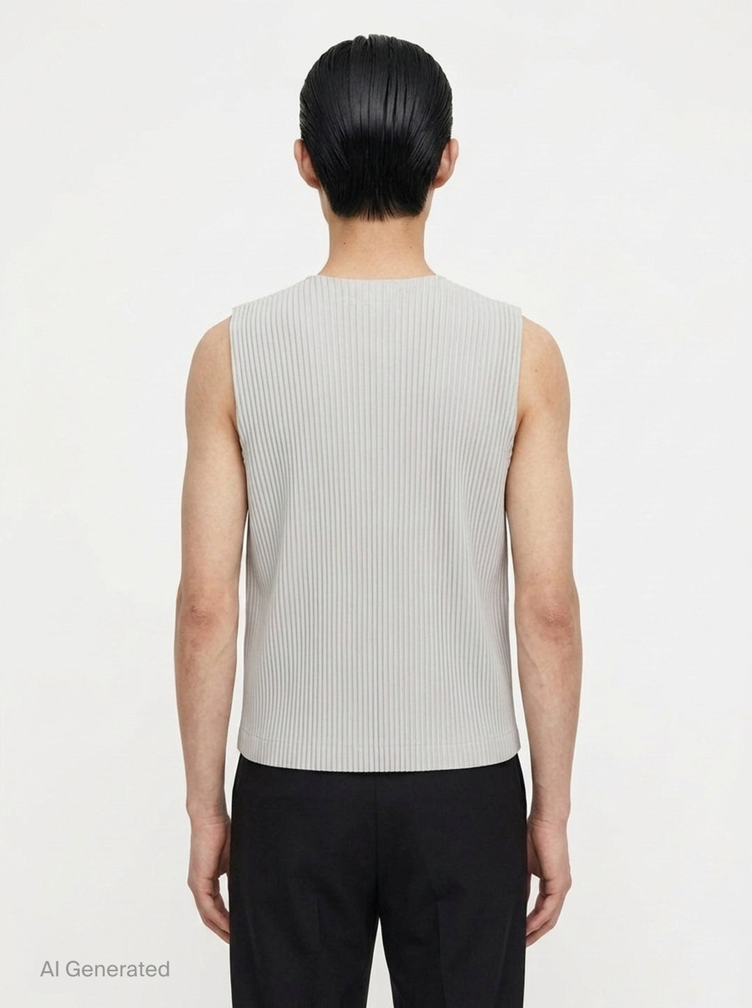 Basics Pleated Vest | Homme Plissé Issey Miyake | Club21 - back