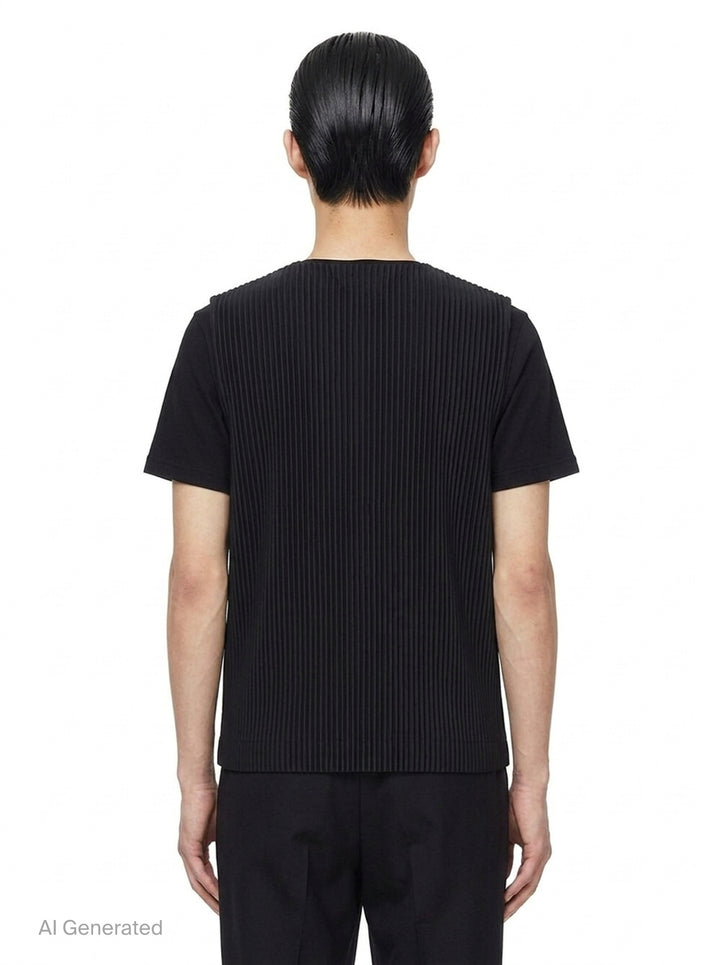Basics Pleated Vest | Homme Plissé Issey Miyake | Club21 - back