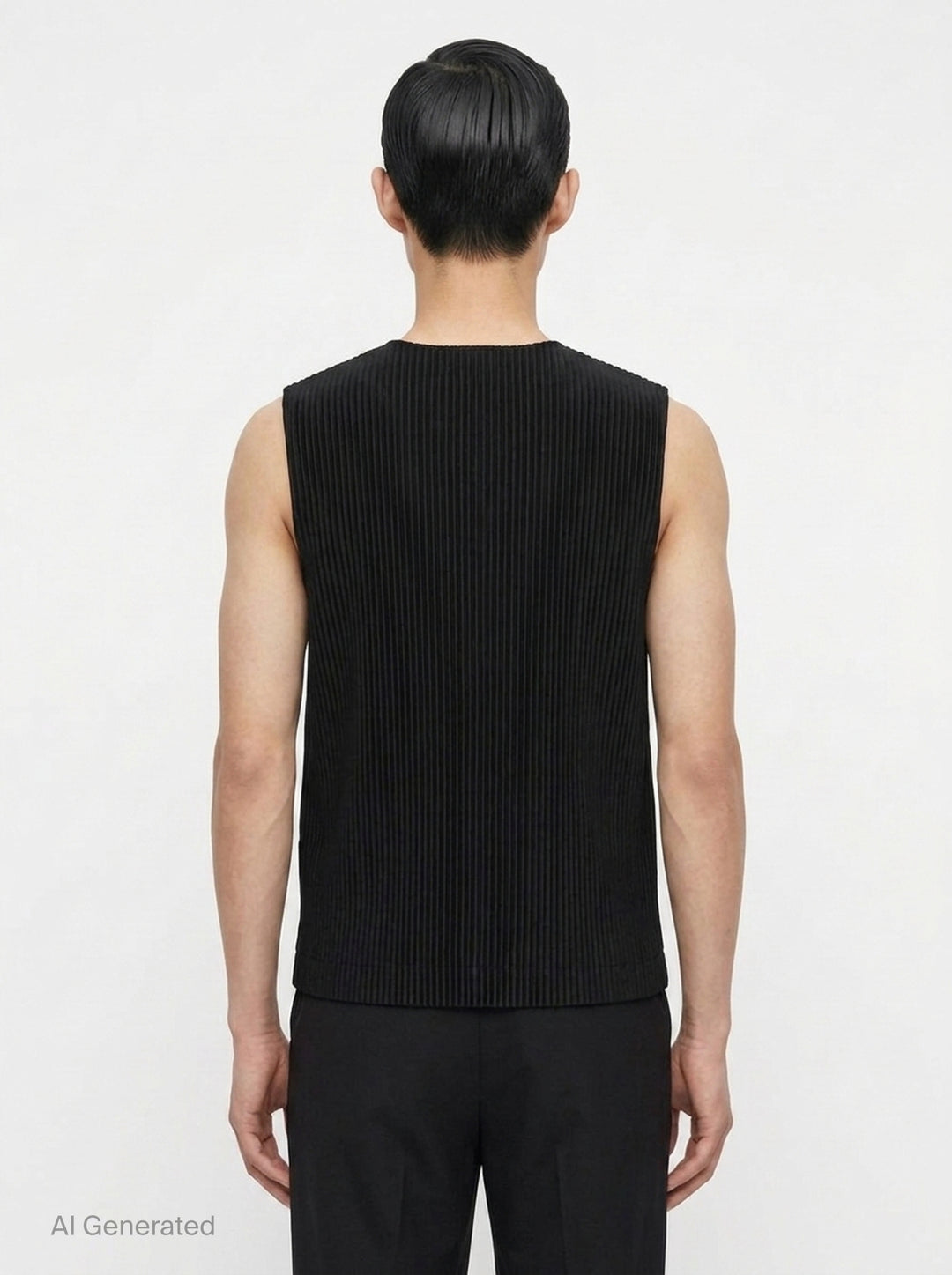 Basics Pleated Vest | Homme Plissé Issey Miyake | Club21 - back
