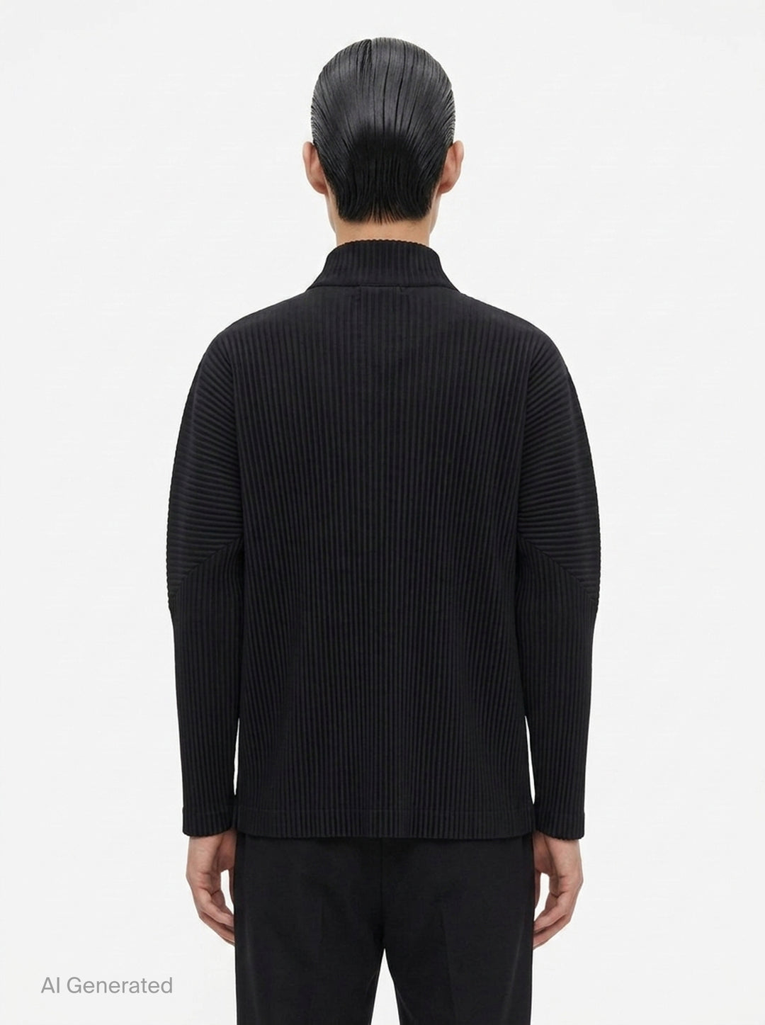 Basics Pleated Zip-Up Cardigan | Homme Plissé Issey Miyake | Club21 - back