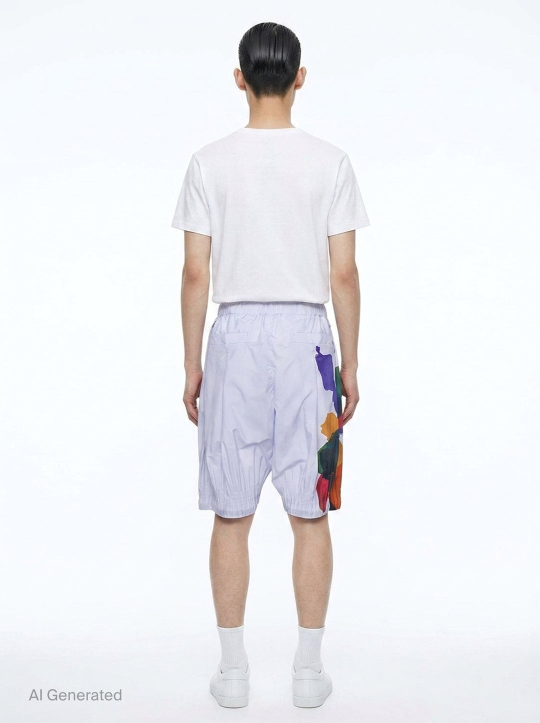 Cascade Picturesque Pleated Shorts | Homme Plissé Issey Miyake | Club21 - back