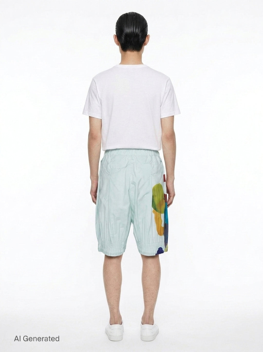 Cascade Picturesque Pleated Shorts | Homme Plissé Issey Miyake | Club21 - back