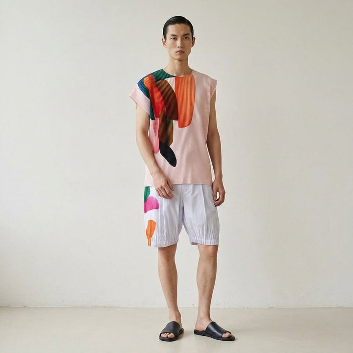 Cascade Picturesque Pleated Shorts | Homme Plissé Issey Miyake | Club21 - lifestyle