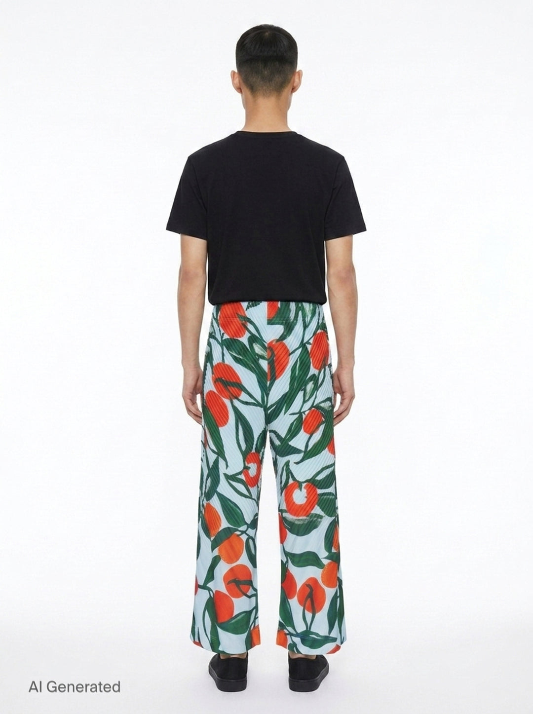 Citrus Print Pleated Pants | Homme Plissé Issey Miyake | Club21 - back