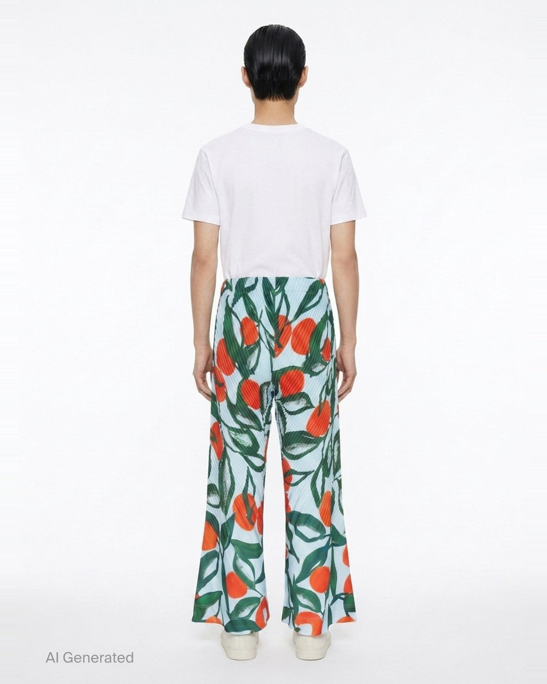 Citrus Print Pleated Pants | Homme Plissé Issey Miyake | Club21 - back