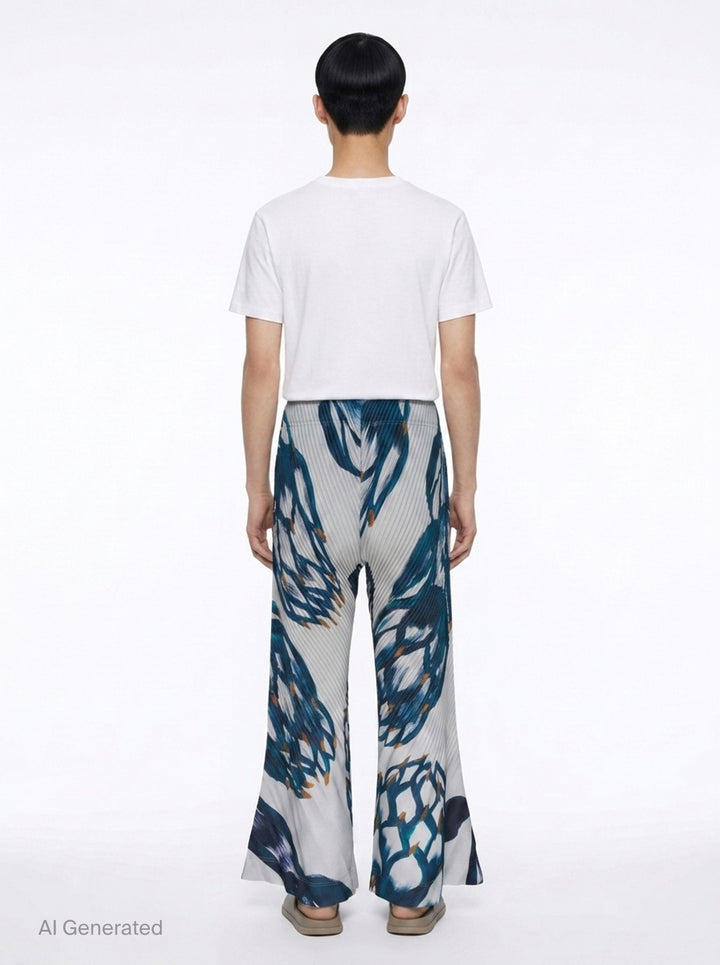 Citrus Print Pleated Pants | Homme Plissé Issey Miyake | Club21 - back