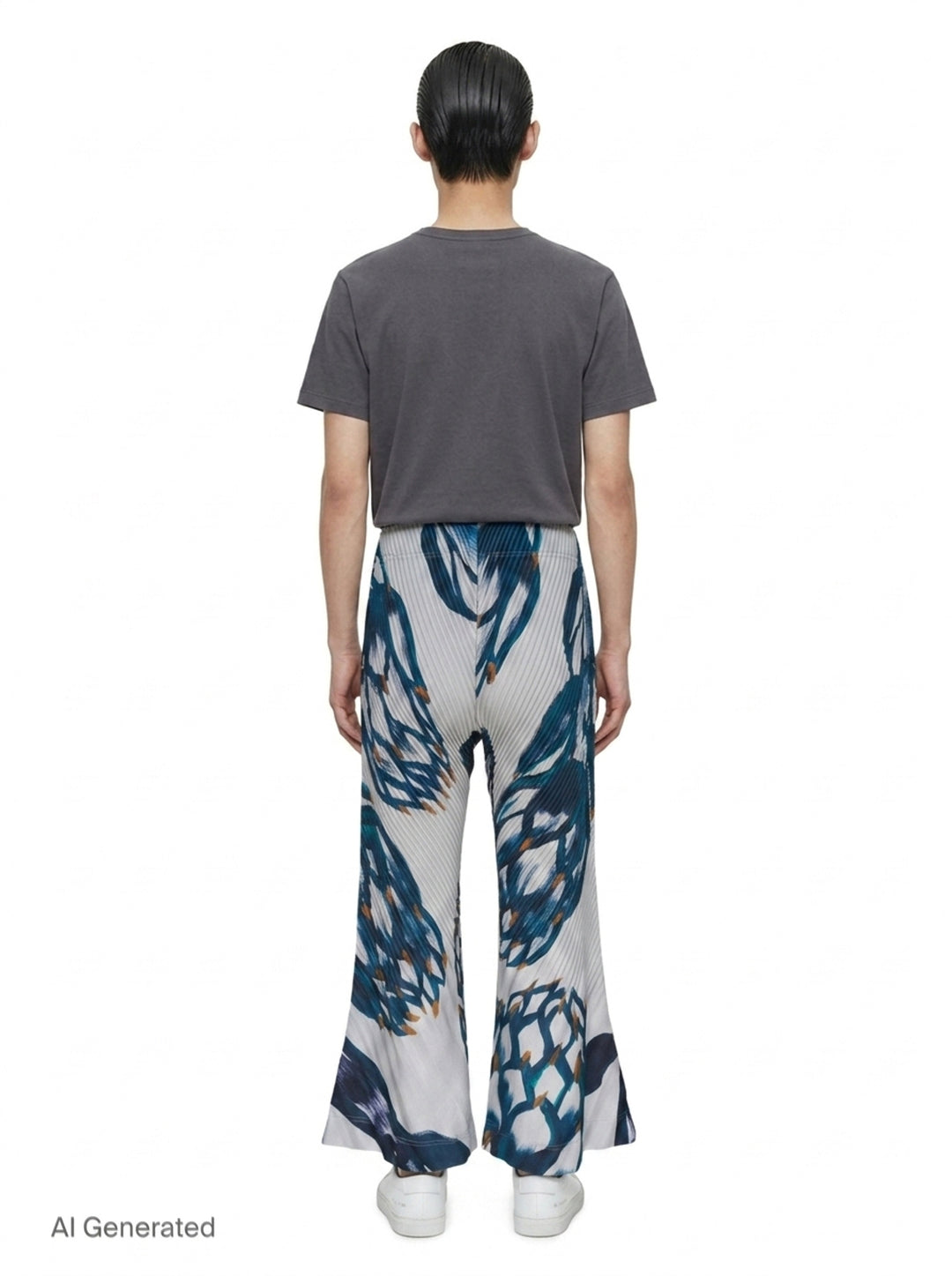 Citrus Print Pleated Pants | Homme Plissé Issey Miyake | Club21 - back