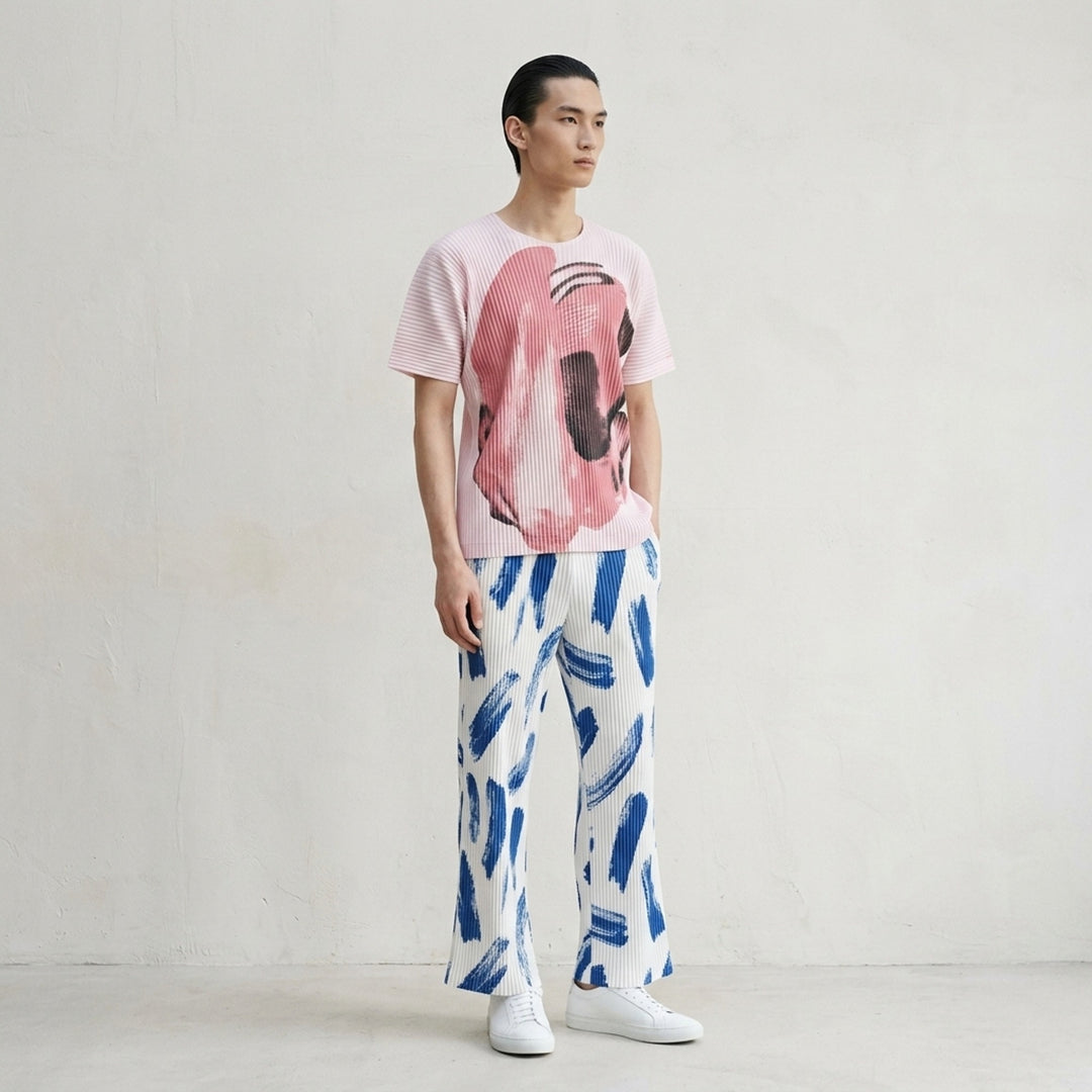 Citrus Print Pleated Pants | Homme Plissé Issey Miyake | Club21 - lifestyle