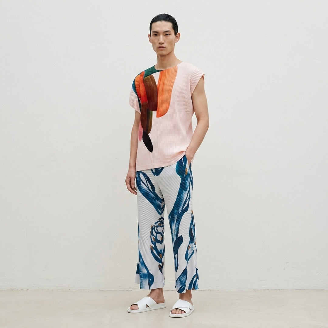 Citrus Print Pleated Pants | Homme Plissé Issey Miyake | Club21 - lifestyle
