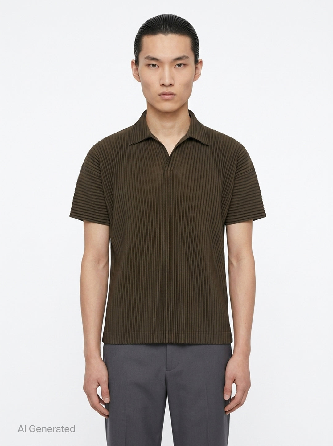 Color Pleats 2 Polo | HOMME PLISSE ISSEY MIYAKE | Club21 - front