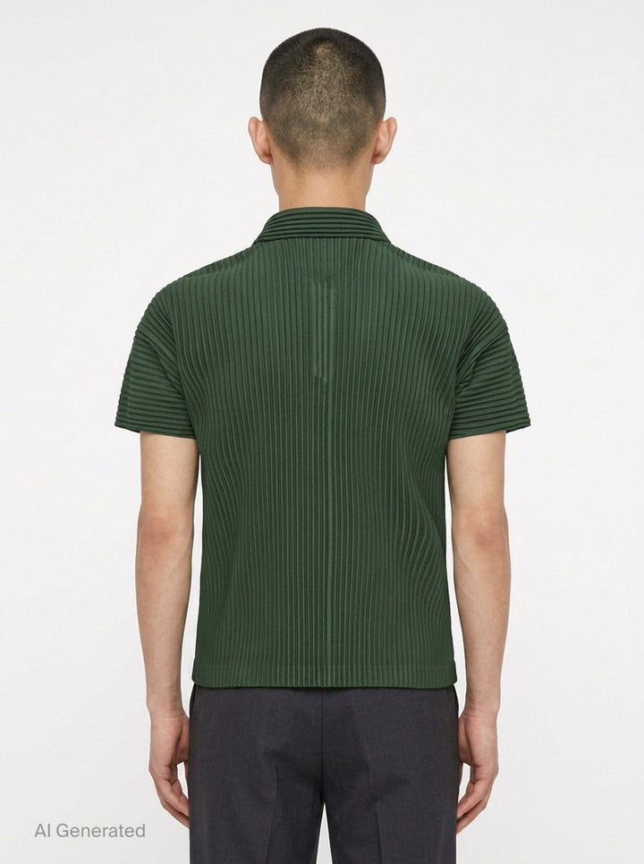 Color Pleats 2 Polo | HOMME PLISSE ISSEY MIYAKE | Club21 - back