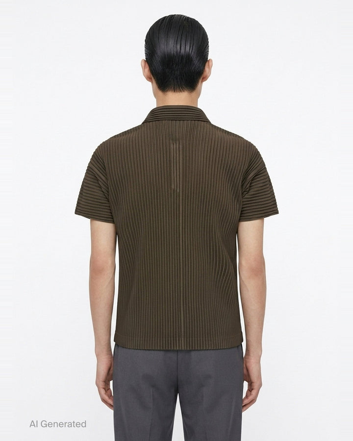 Color Pleats 2 Polo | HOMME PLISSE ISSEY MIYAKE | Club21 - back