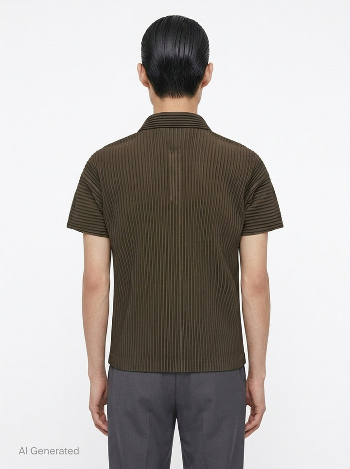 Color Pleats 2 Polo | HOMME PLISSE ISSEY MIYAKE | Club21 - back