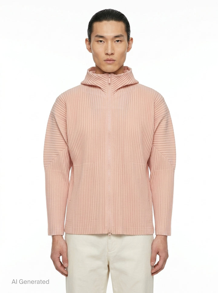 Color Pleats Pleated Cardigan | Homme Plissé Issey Miyake | Club21 - front