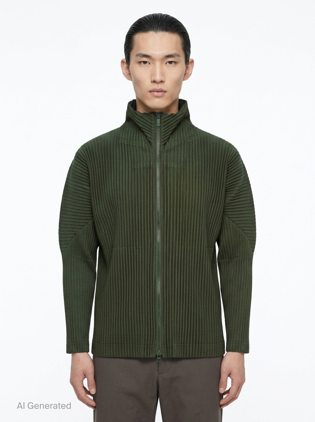 Color Pleats Pleated Cardigan | Homme Plissé Issey Miyake | Club21 - front