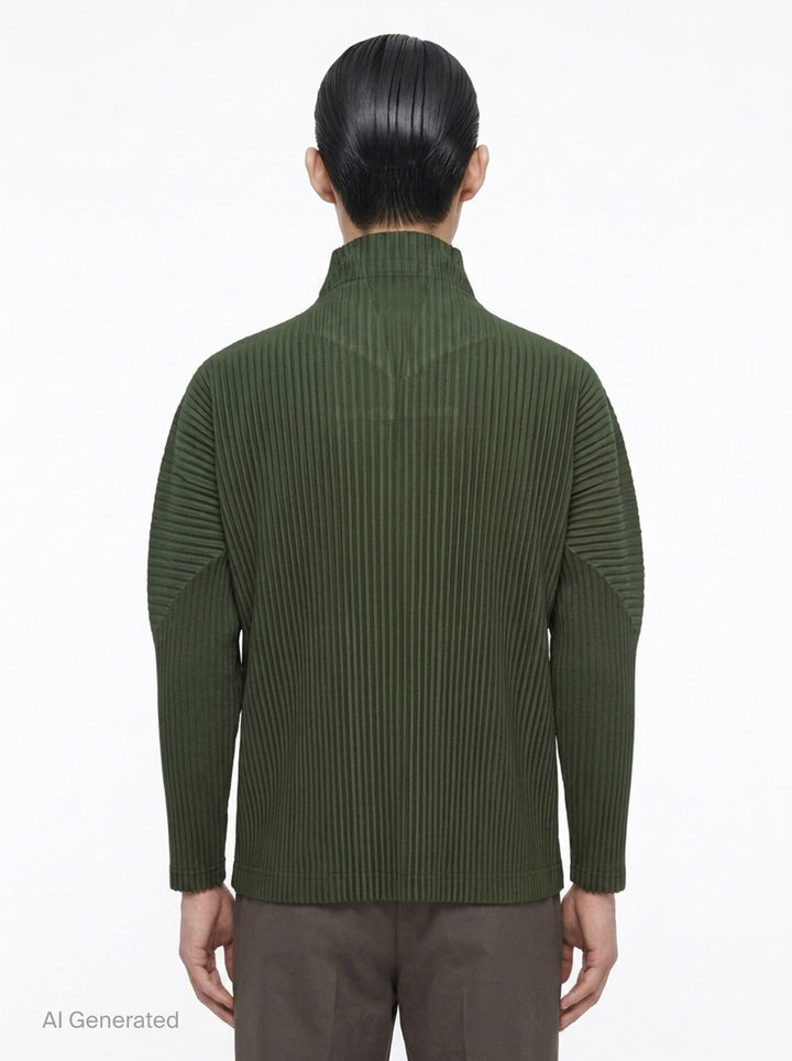 Color Pleats Pleated Cardigan | Homme Plissé Issey Miyake | Club21 - back