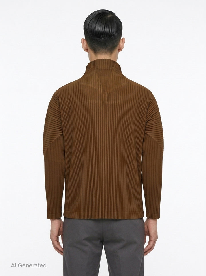 Color Pleats Pleated Cardigan | Homme Plissé Issey Miyake | Club21 - back
