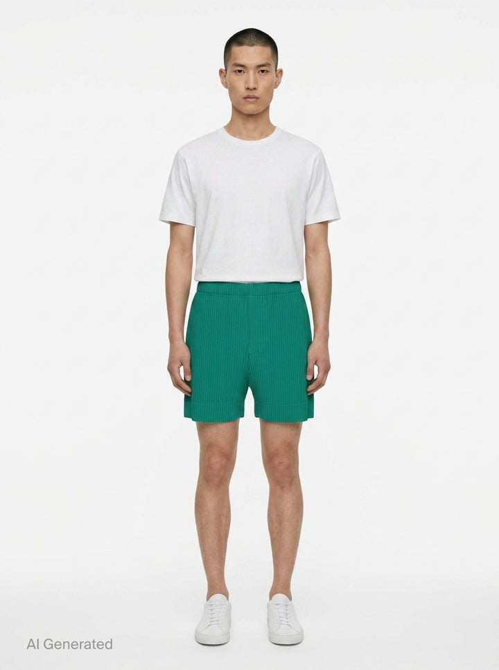 Colorful Pleats Bottoms | Homme Plissé Issey Miyake | Club21 - front