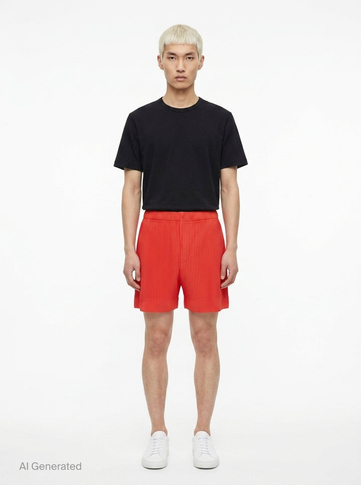 Colorful Pleats Bottoms | Homme Plissé Issey Miyake | Club21 - front