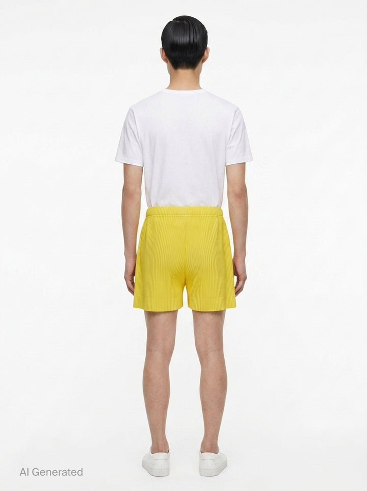 Colorful Pleats Bottoms | Homme Plissé Issey Miyake | Club21 - back