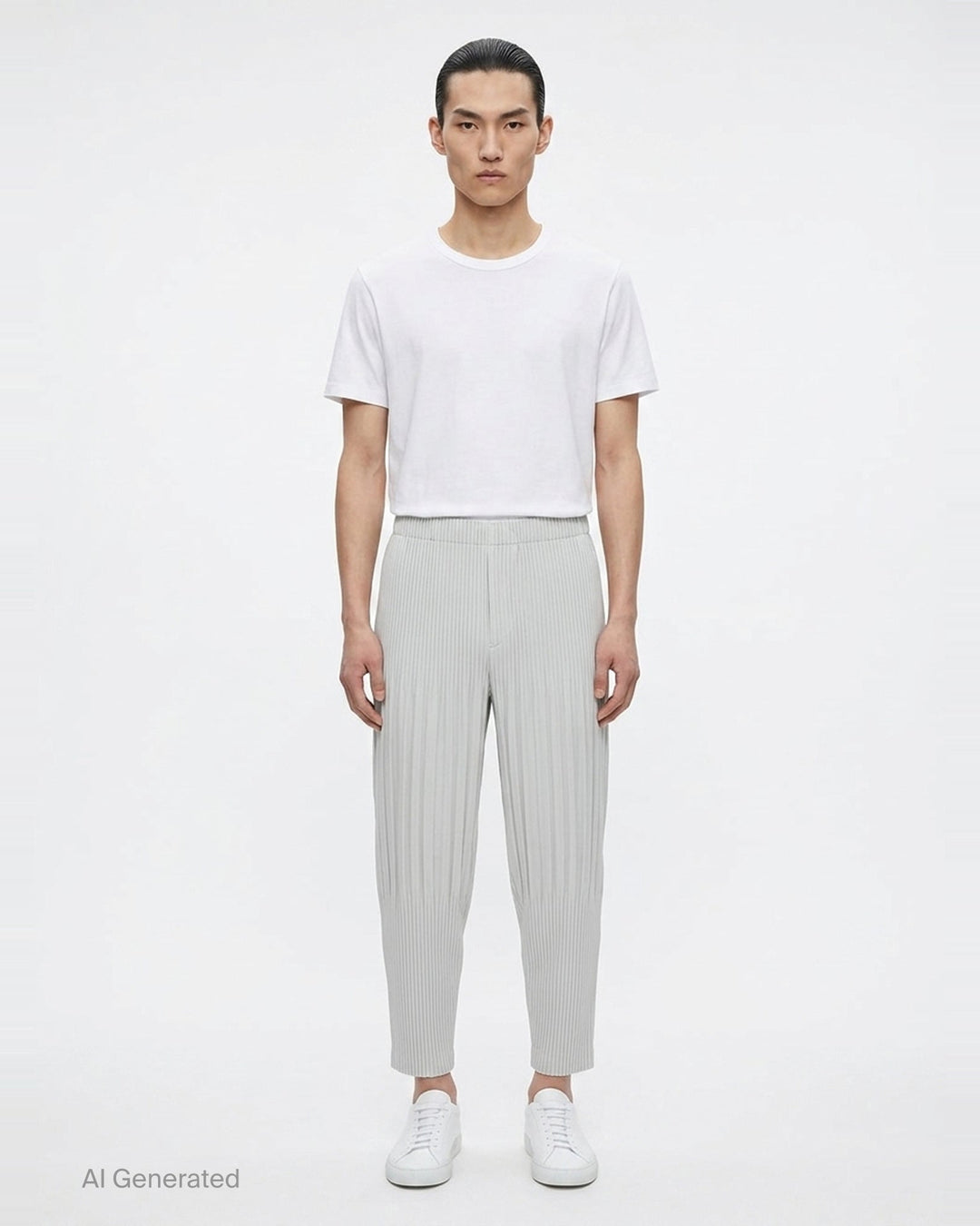 Fluffy Long Wide Pants | Homme Plissé Issey Miyake | Club21 - front