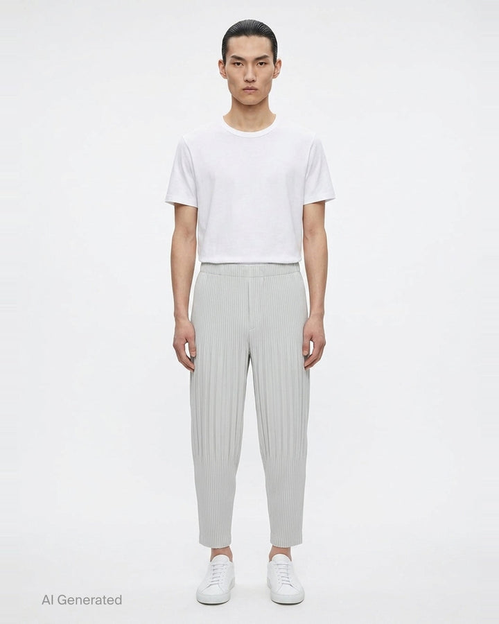 Fluffy Long Wide Pants | Homme Plissé Issey Miyake | Club21 - front