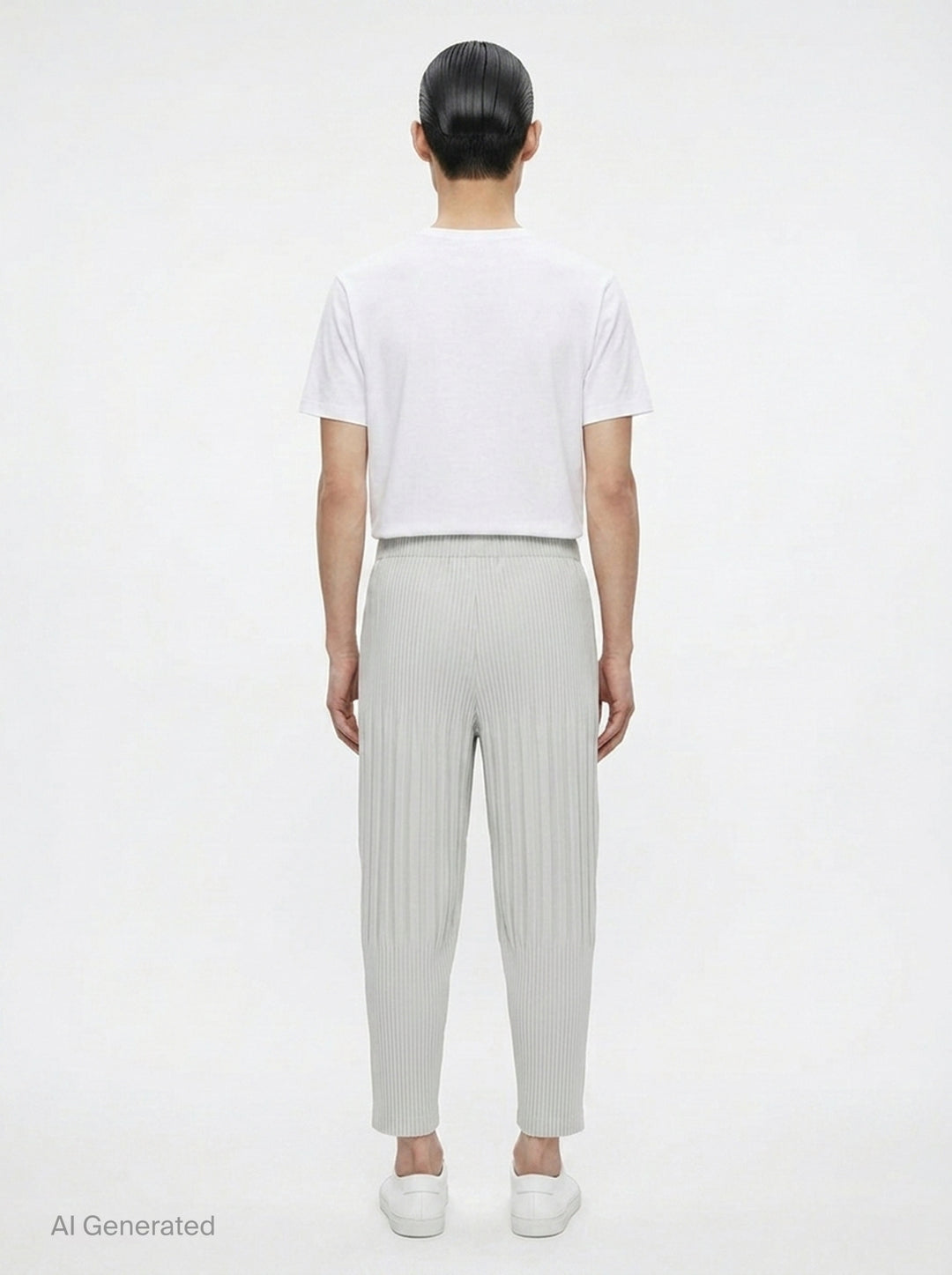 Fluffy Long Wide Pants | Homme Plissé Issey Miyake | Club21 - back