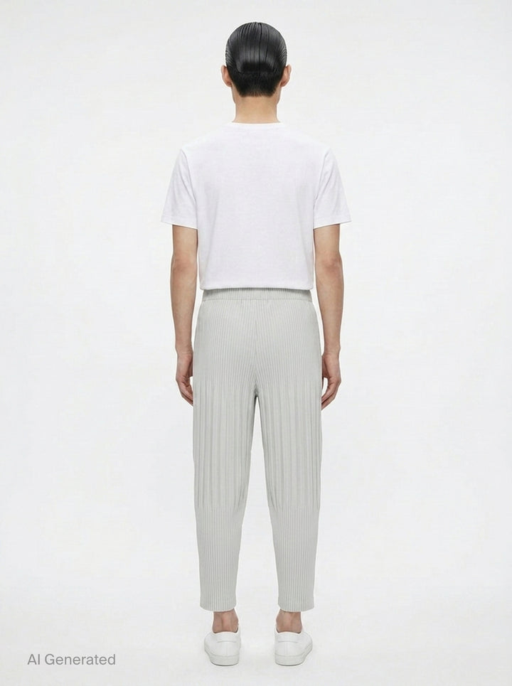 Fluffy Long Wide Pants | Homme Plissé Issey Miyake | Club21 - back