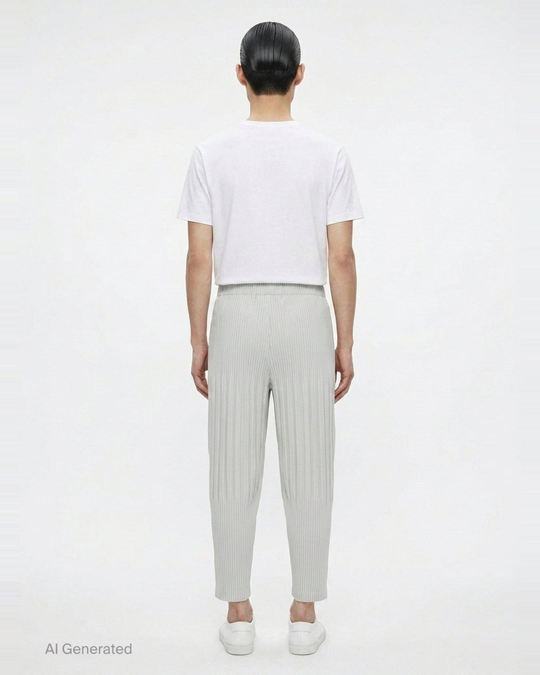 Fluffy Long Wide Pants | Homme Plissé Issey Miyake | Club21 - back