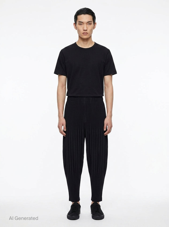 Fluffy Pleated Pants | Homme Plissé Issey Miyake | Club21 - front