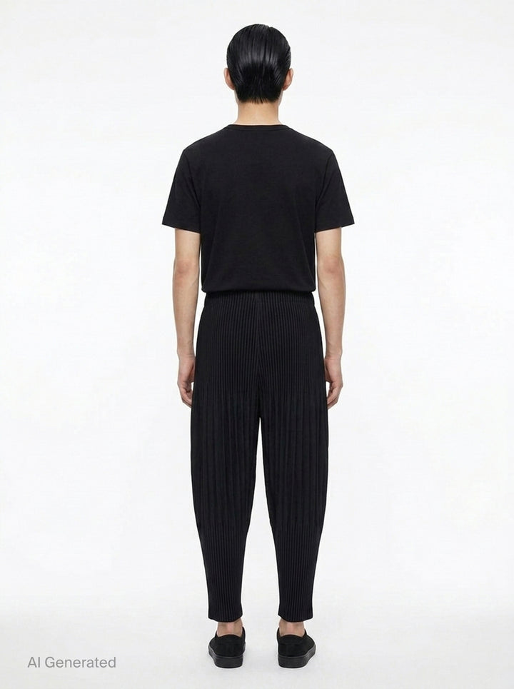Fluffy Pleated Pants | Homme Plissé Issey Miyake | Club21 - back