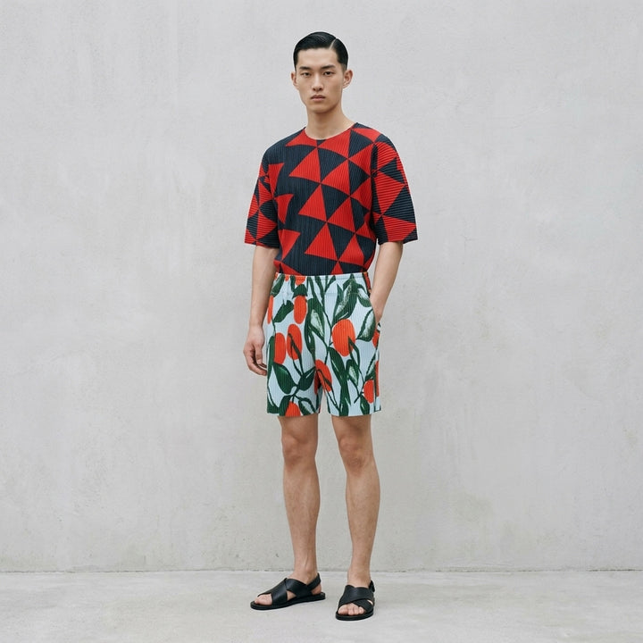 Fruits & Vegetables Pleated Shorts | Homme Plissé Issey Miyake | Club21 - lifestyle
