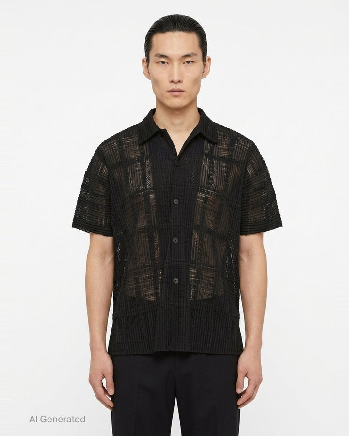 Lace Grid Pleats | Homme Plissé Issey Miyake | Club21 - front