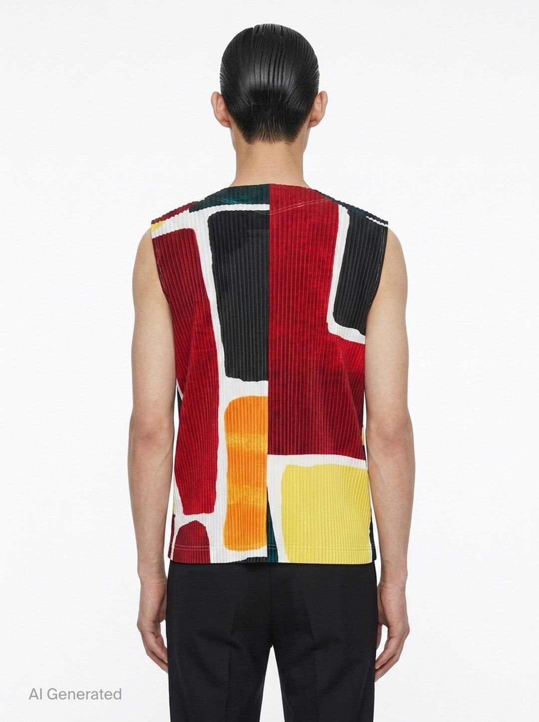 Landscape Pleated Jumpsuit | Homme Plissé Issey Miyake | Club21 - back