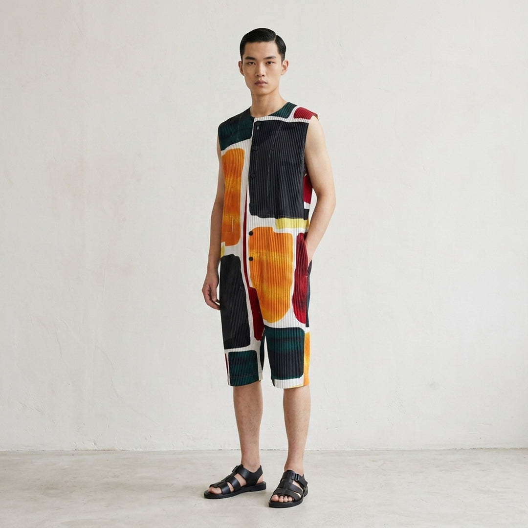 Landscape Pleated Jumpsuit | Homme Plissé Issey Miyake | Club21 - lifestyle