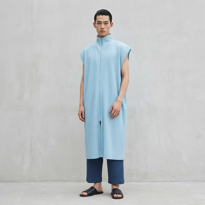 Light Blue Zip Neck Dress | Homme Plissé Issey Miyake | Club21 - lifestyle