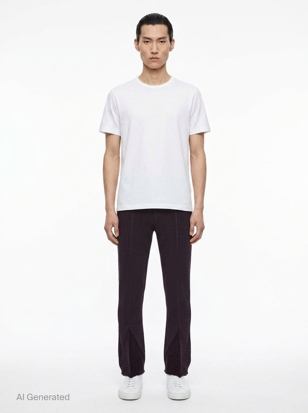 Linen Like Pleated Pants | Homme Plissé Issey Miyake | Club21 - front