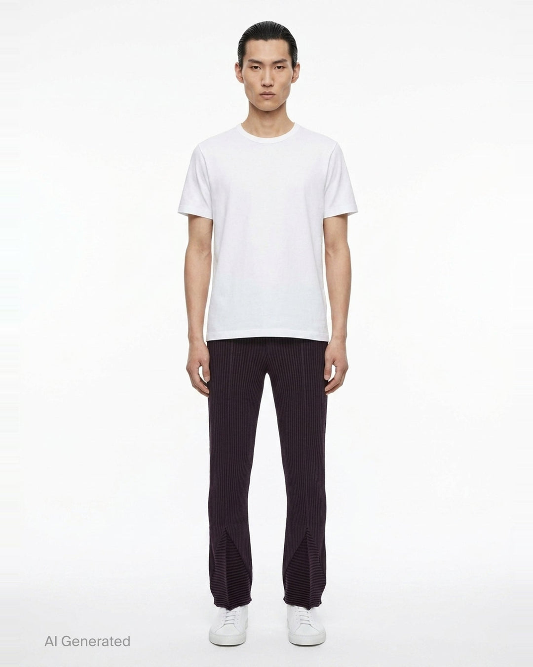 Linen Like Pleated Pants | Homme Plissé Issey Miyake | Club21 - front