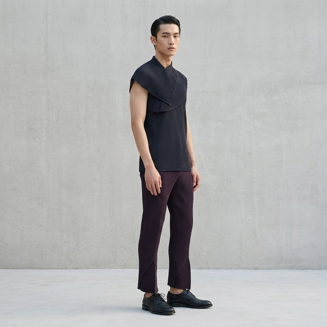 Linen Like Pleated Pants | Homme Plissé Issey Miyake | Club21 - lifestyle