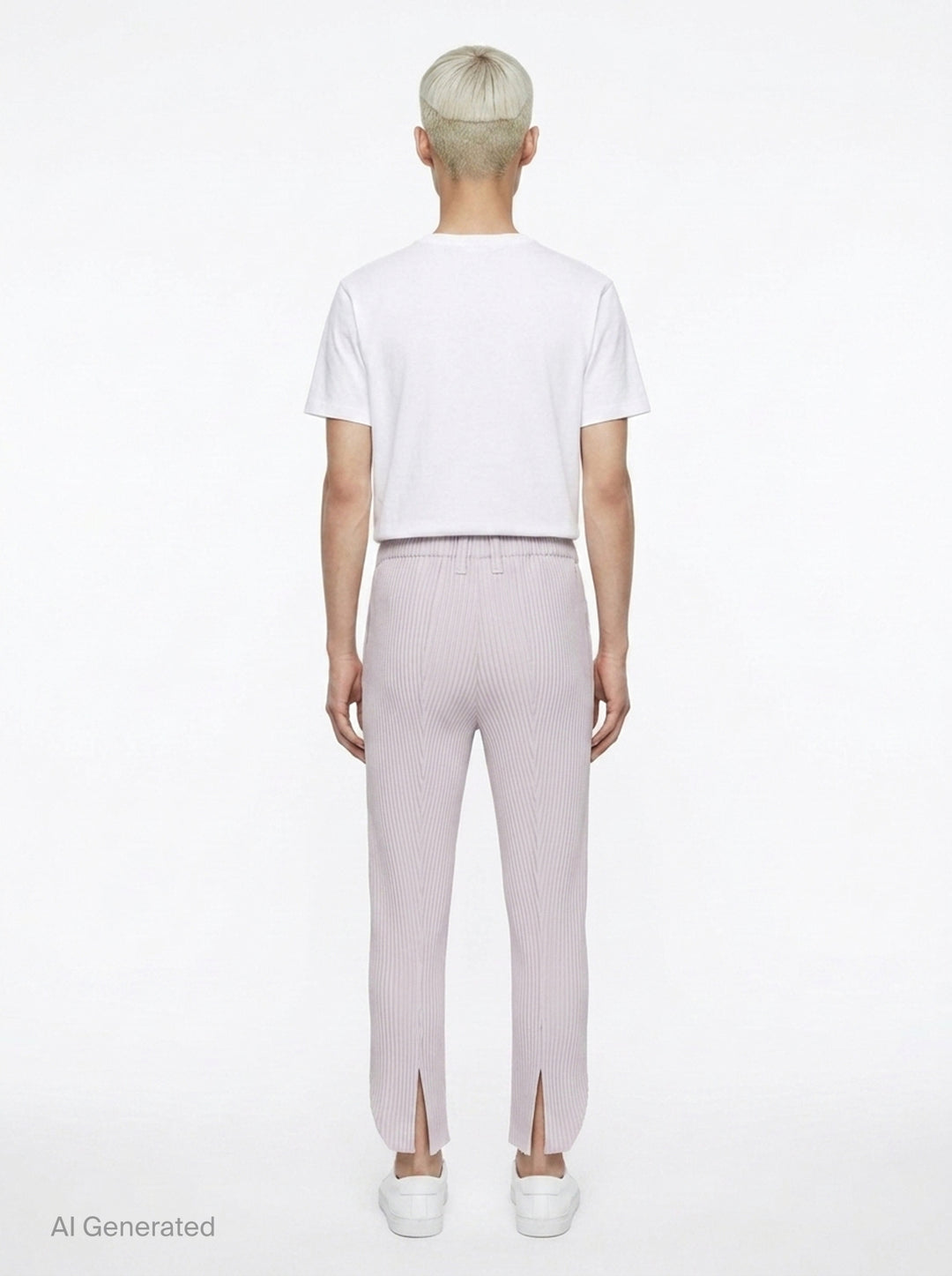 Linen Like Pleated Pants | Homme Plissé Issey Miyake | Club21 - back